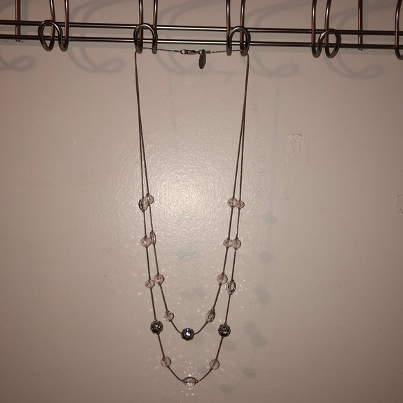 Very Pale Pink & Silver Necklace Set - Picture 2 of 11